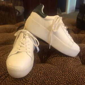 Leather Platform Leather Sneaker by ASH